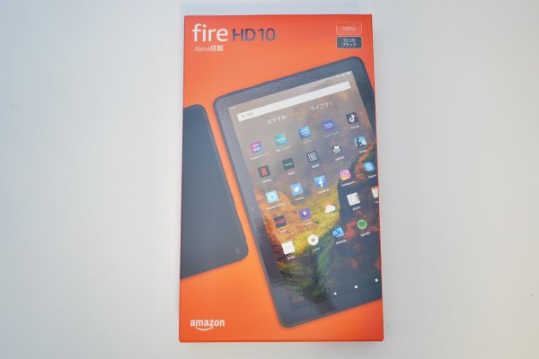 Fire HD 10の箱（表）